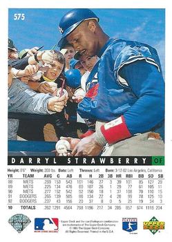 Darryl Strawberry  baseball card collectible - Main Image 2