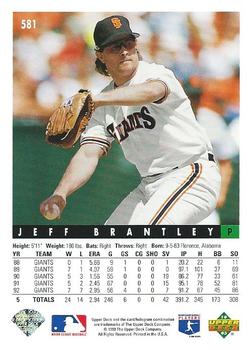 Jeff Brantley  baseball card collectible - Main Image 2