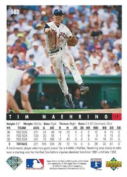 Tim Naehring  baseball card collectible - Main Image 2