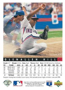 Glenallen Hill  baseball card collectible - Main Image 2