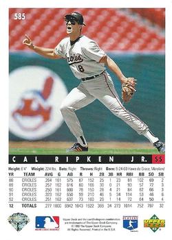 Cal Ripken Jr.  baseball card collectible - Main Image 2