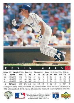 Kevin Maas  baseball card collectible - Main Image 2