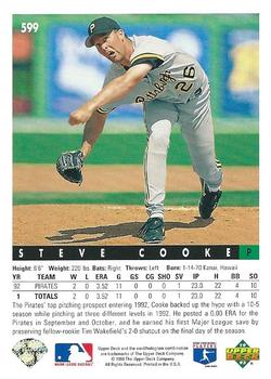 Steve Cooke  baseball card collectible - Main Image 2