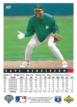 Dave Henderson  baseball card collectible - Main Image 2