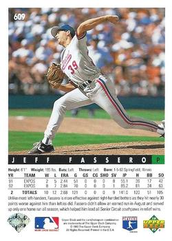 Jeff Fassero  baseball card collectible - Main Image 2