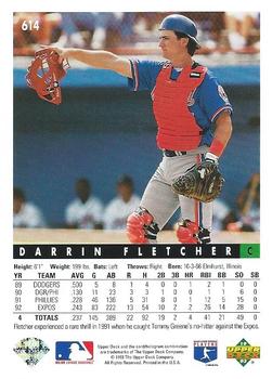 Darrin Fletcher  baseball card collectible - Main Image 2