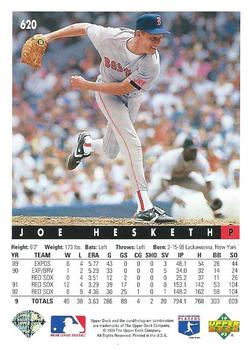 Joe Hesketh  baseball card collectible - Main Image 2