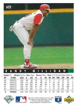Randy Milligan  baseball card collectible - Main Image 2