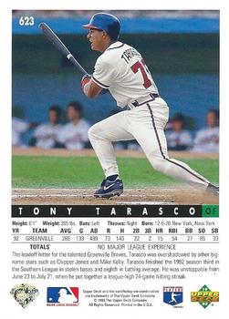 Tony Tarasco  baseball card collectible - Main Image 2