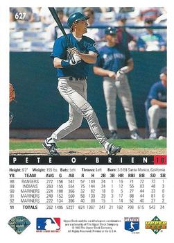 Pete O’Brien  baseball card collectible - Main Image 2