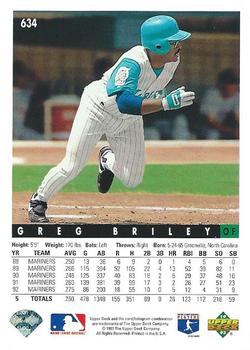 Greg Briley  baseball card collectible - Main Image 2