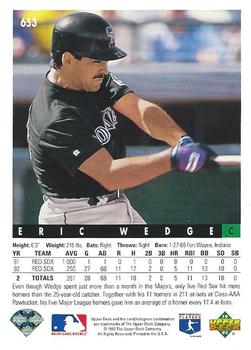 Eric Wedge  baseball card collectible - Main Image 2