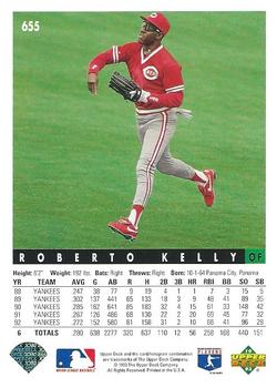 Roberto Kelly  baseball card collectible - Main Image 2