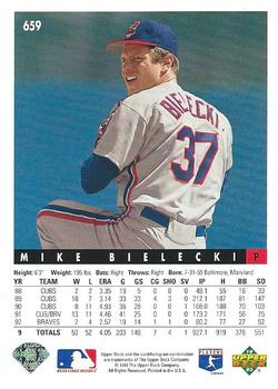 Mike Bielecki  baseball card collectible - Main Image 2