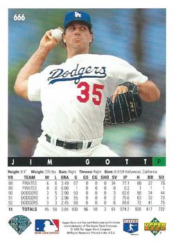 Jim Gott  baseball card collectible - Main Image 2