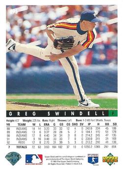 Greg Swindell  baseball card collectible - Main Image 2