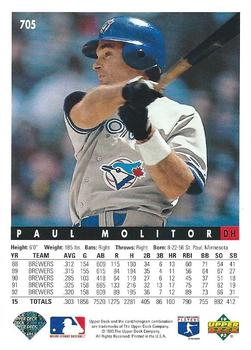 Paul Molitor  baseball card collectible - Main Image 2