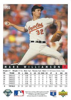 Mark Williamson  baseball card collectible - Main Image 2