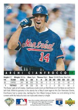 Archi Cianfrocco  baseball card collectible - Main Image 2