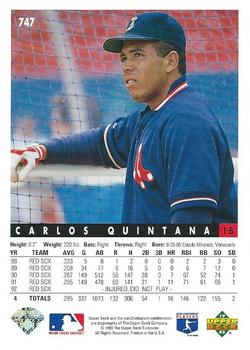 Carlos Quintana  baseball card collectible - Main Image 2