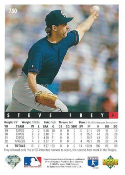 Steve Frey  baseball card collectible - Main Image 2