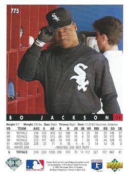 Bo Jackson  baseball card collectible - Main Image 2