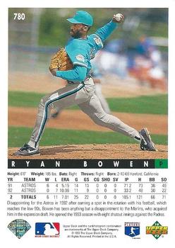 Ryan Bowen  baseball card collectible - Main Image 2
