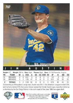 Jim Austin  baseball card collectible - Main Image 2