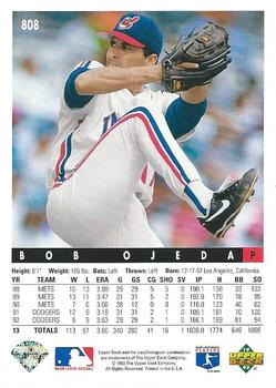 Bob Ojeda  baseball card collectible - Main Image 2