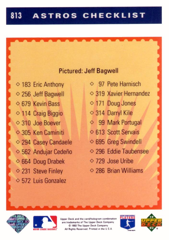 Jeff Bagwell  baseball card collectible - Main Image 2