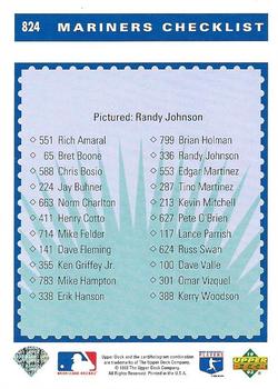 Randy Johnson  baseball card collectible - Main Image 2