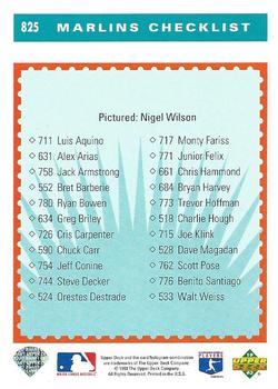 Nigel Wilson  baseball card collectible - Main Image 2