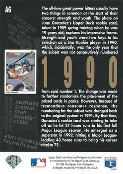 Juan Gonzalez  baseball card collectible - Main Image 2