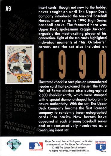 Reggie Jackson  baseball card collectible - Main Image 2