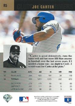 Joe Carter  baseball card collectible - Main Image 2