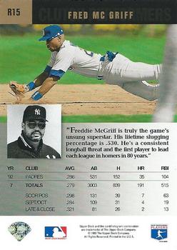 Fred McGriff  baseball card collectible - Main Image 2