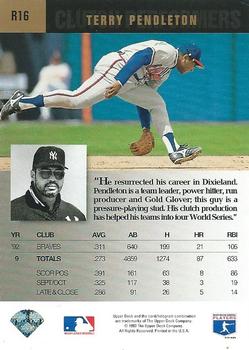 Terry Pendleton  baseball card collectible - Main Image 2