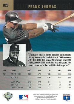 Frank Thomas  baseball card collectible - Main Image 2