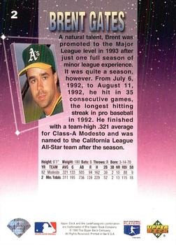 Brent Gates  baseball card collectible - Main Image 2