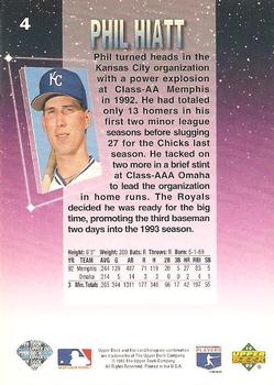 Phil Hiatt  baseball card collectible - Main Image 2