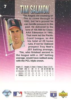 Tim Salmon  baseball card collectible - Main Image 2