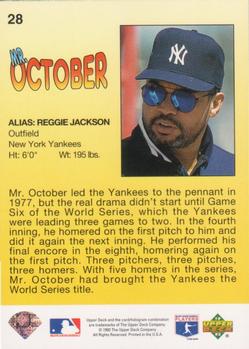 Mr. October  baseball card collectible - Main Image 2