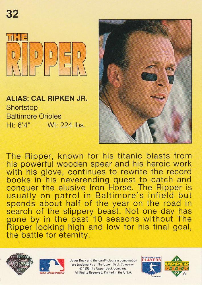 The Ripper  baseball card collectible - Main Image 2