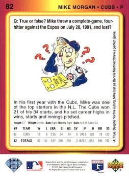 Mike Morgan  baseball card collectible - Main Image 2