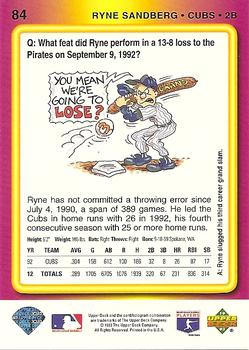 Ryne Sandberg  baseball card collectible - Main Image 2