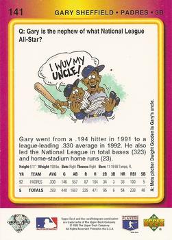 Gary Sheffield  baseball card collectible - Main Image 2