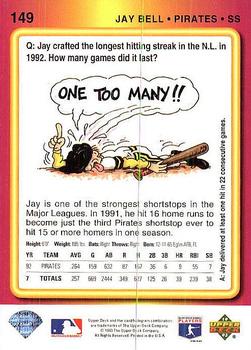 Jay Bell  baseball card collectible - Main Image 2