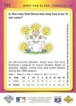 Andy Van Slyke  baseball card collectible - Main Image 2