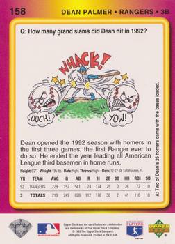 Dean Palmer  baseball card collectible - Main Image 2