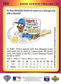 Andre Dawson  baseball card collectible - Main Image 2